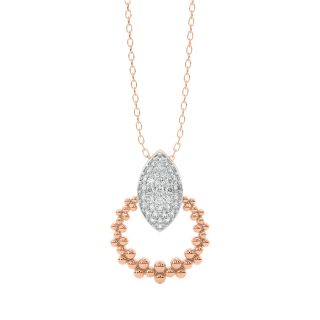 Zoey Round Diamond Pendant